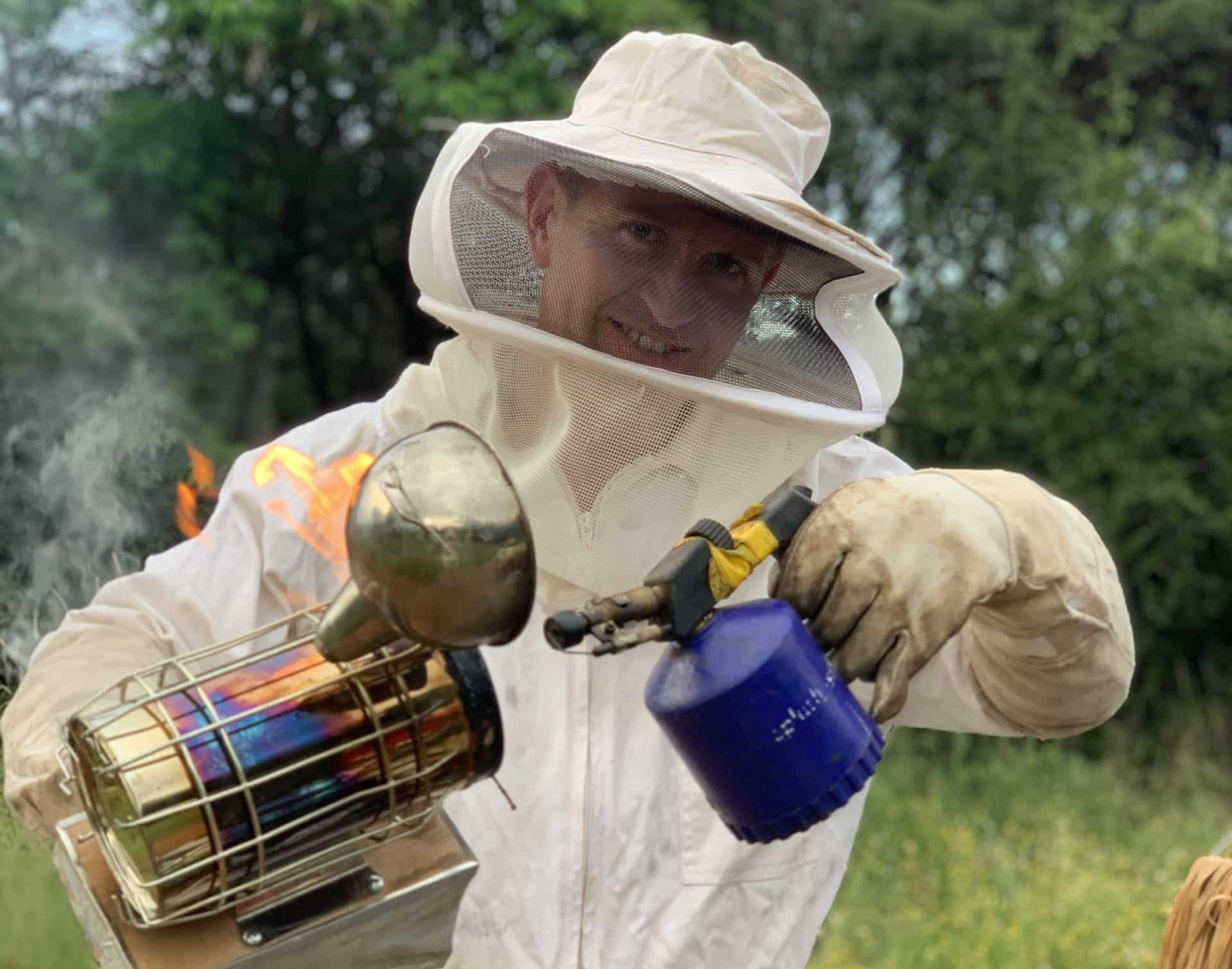 Kingdom bees_Beekeeper Morgan